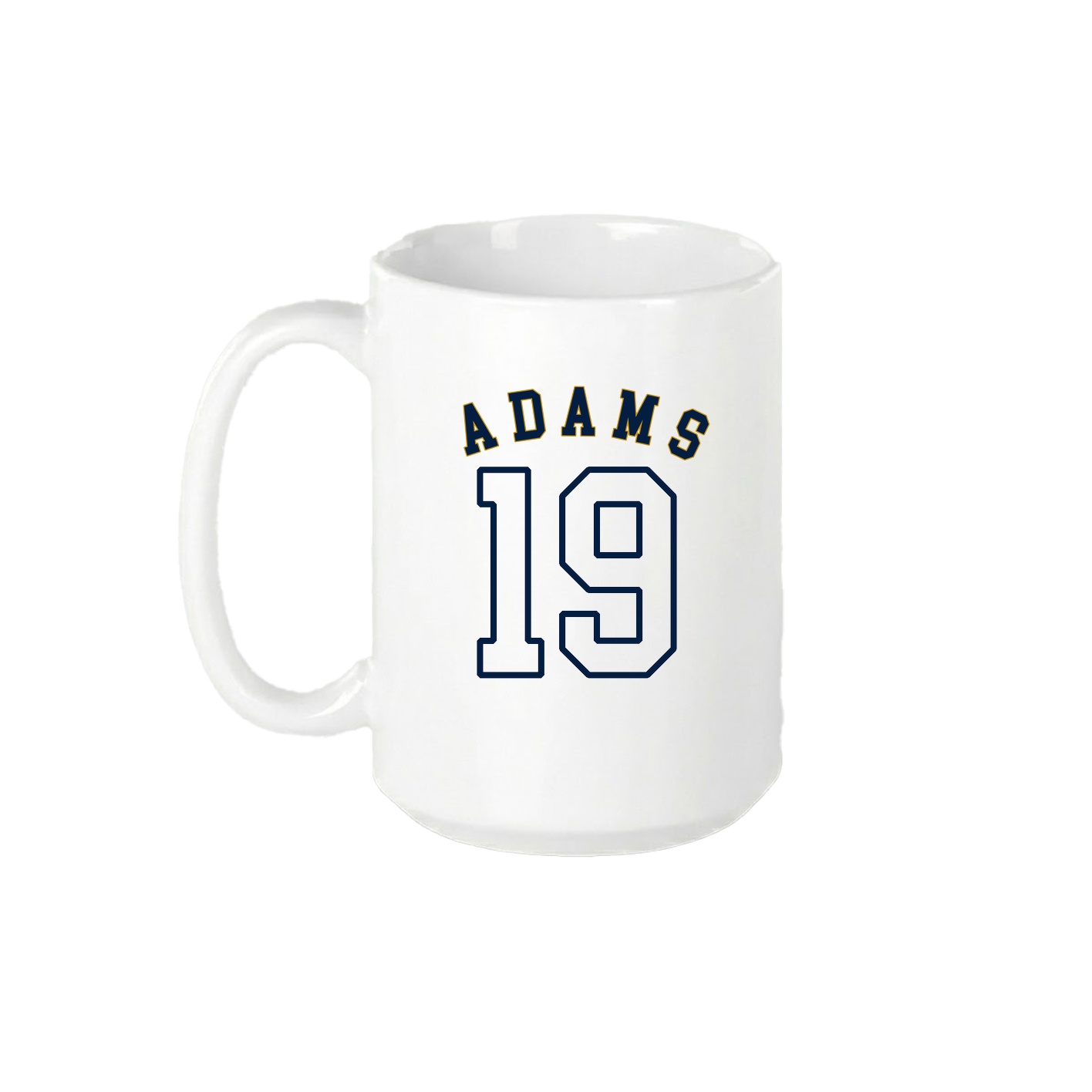 15oz Coffee Mug — Shirsey Arch in White