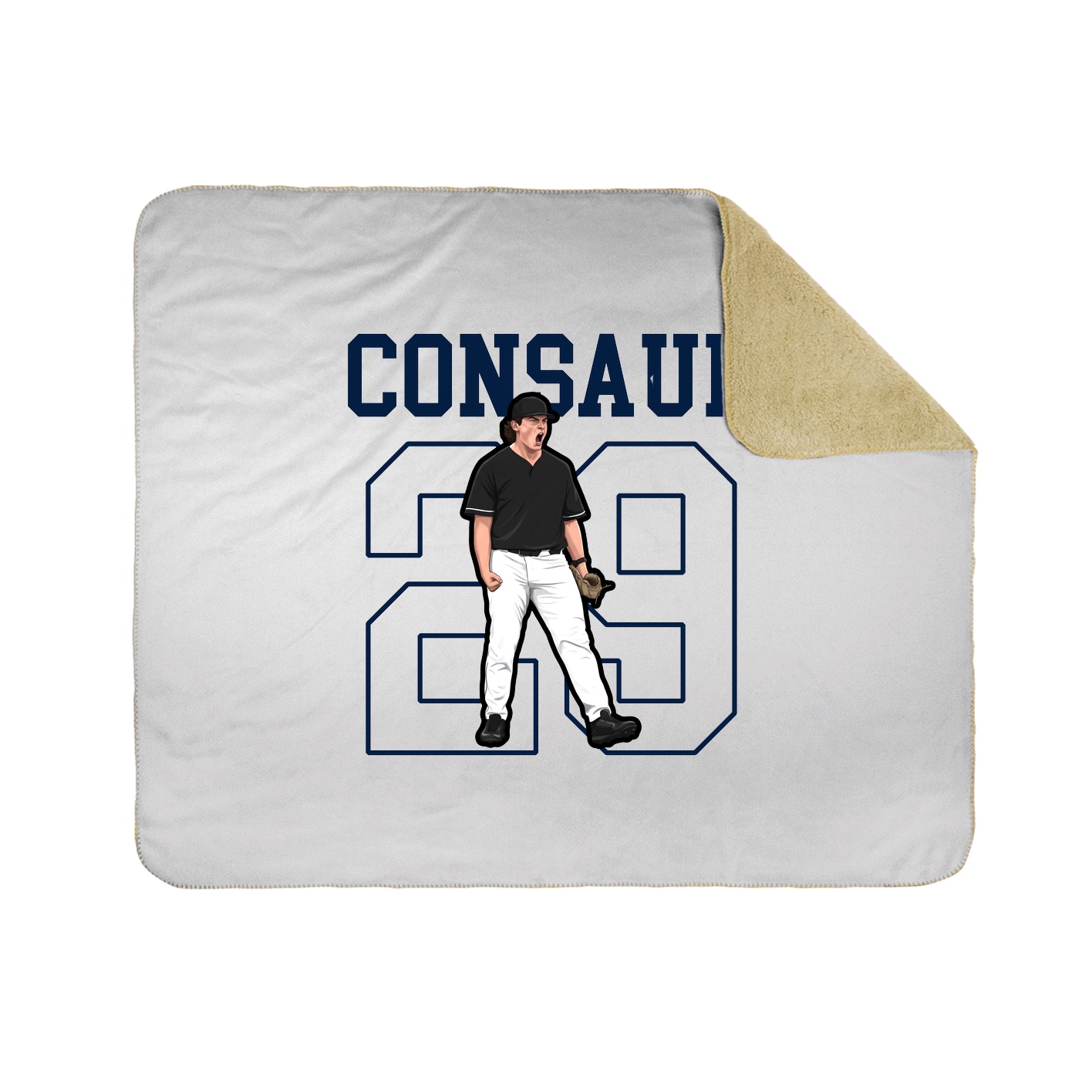50x60 Sherpa Lined Throw Blanket
