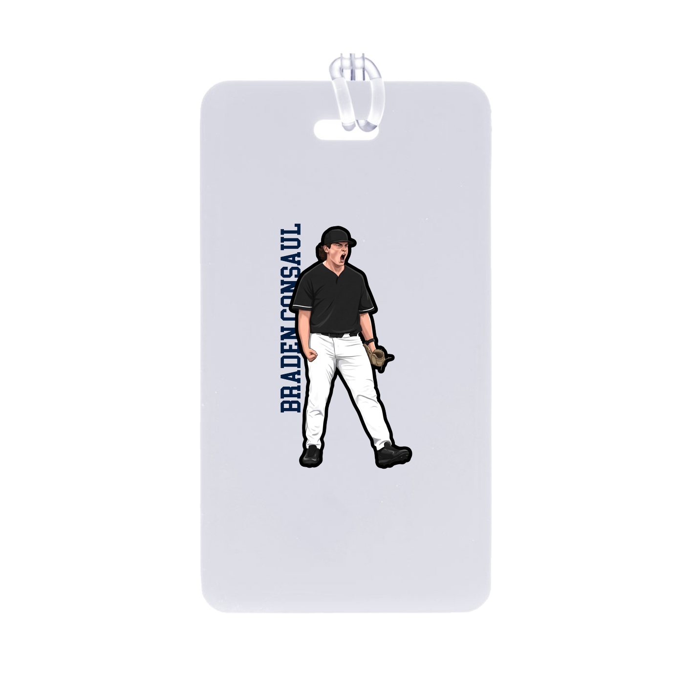 Bag Tag — Name Vertical in Classic