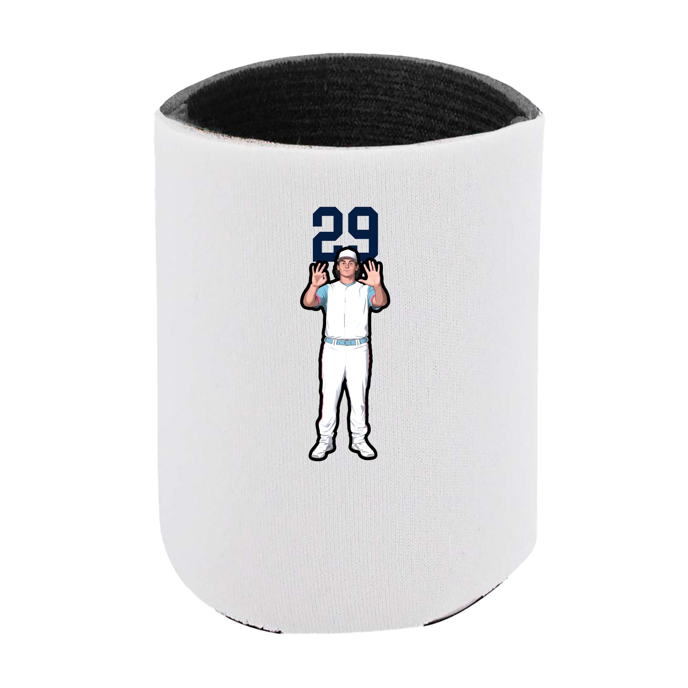 Can Holder — Number Top in White