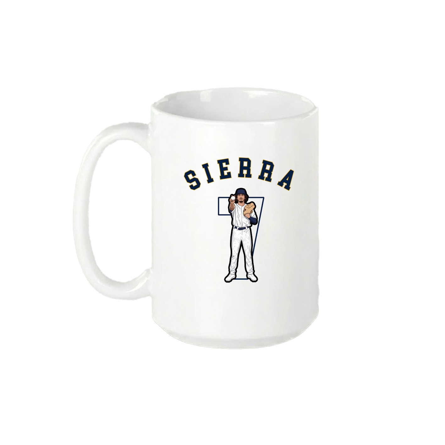 15oz Coffee Mug — Shirsey Arch in White