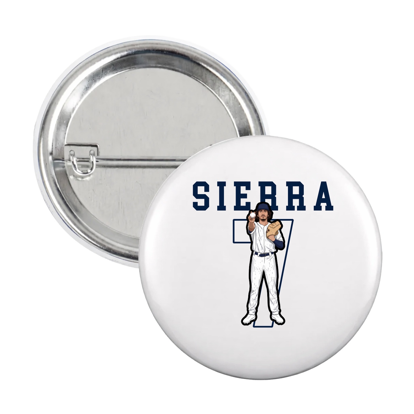 Game Day Button — Shirsey in White