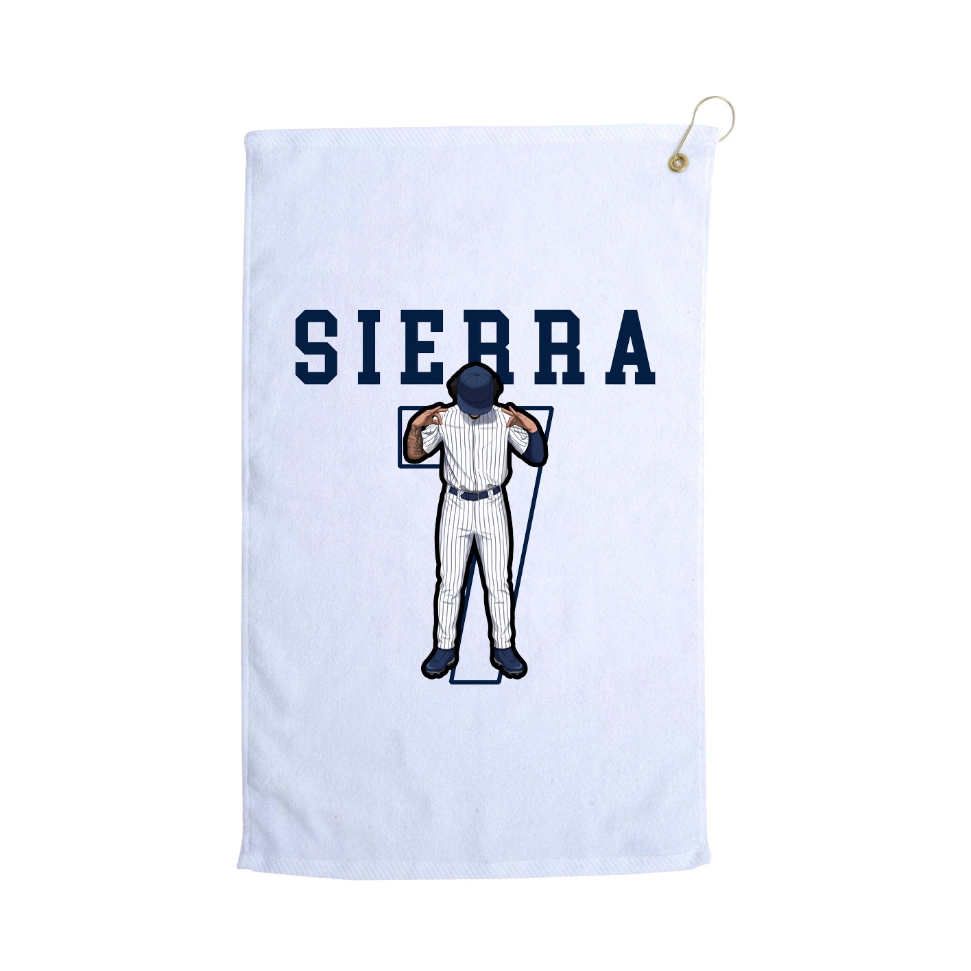 Golf Towel — Shirsey in White