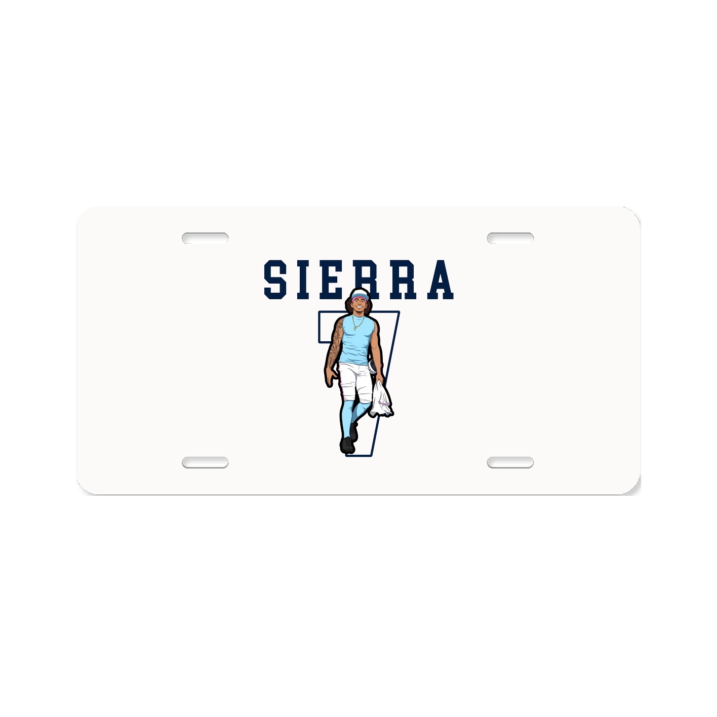 License Plate — Shirsey in Classic