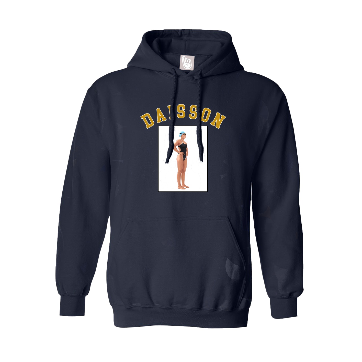 Youth Hoodie — Shirsey Arch in Navy