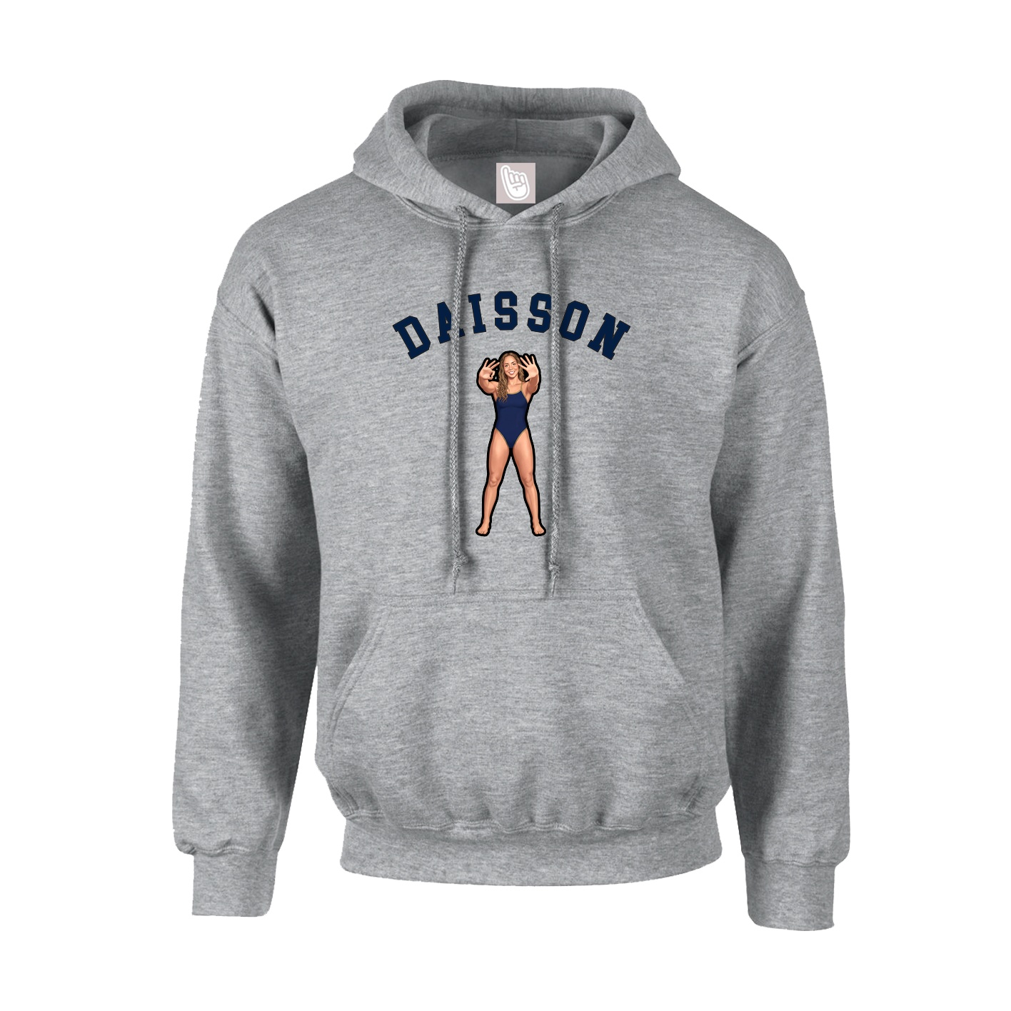 Youth Hoodie — Shirsey Arch in Grey