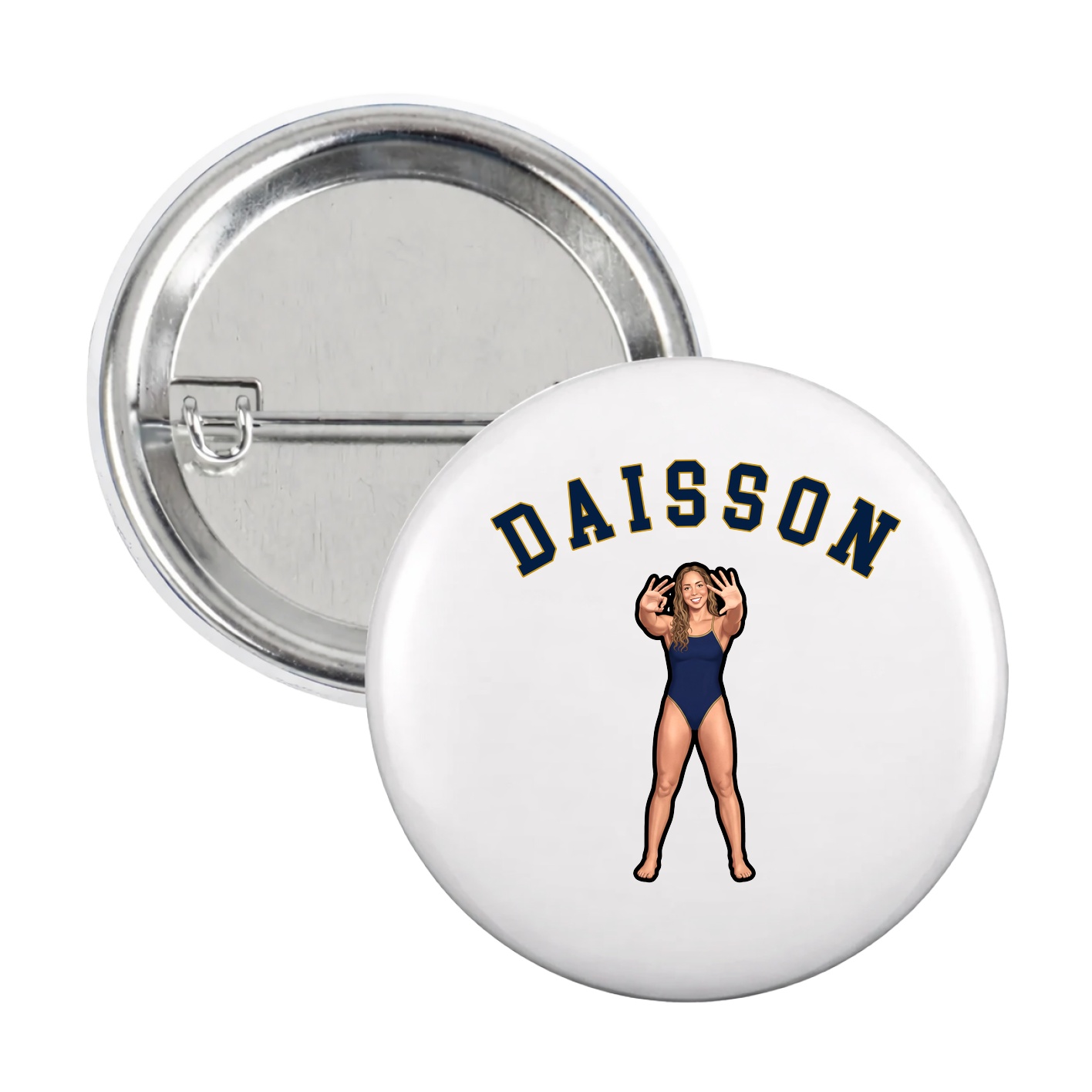 Game Day Button — Shirsey Arch in White