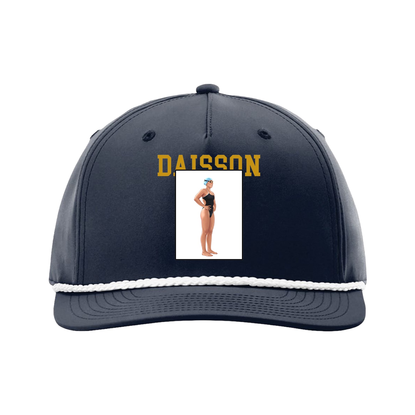 Five-Panel Classic Rope Cap — Shirsey in Navy