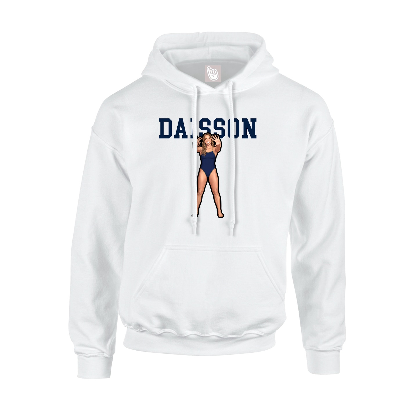 Hoodie — Shirsey in White