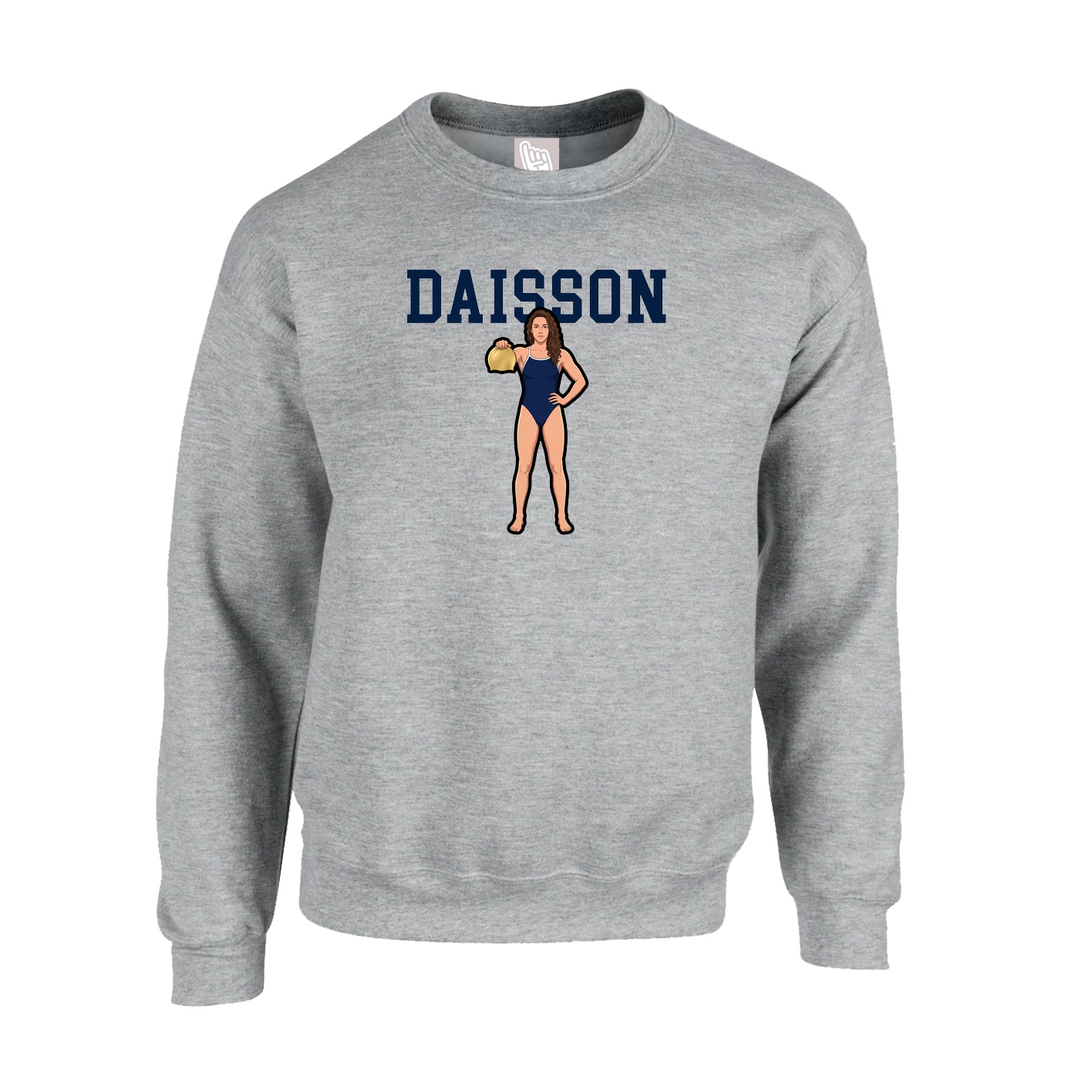 Fleece Crew — Shirsey in Grey