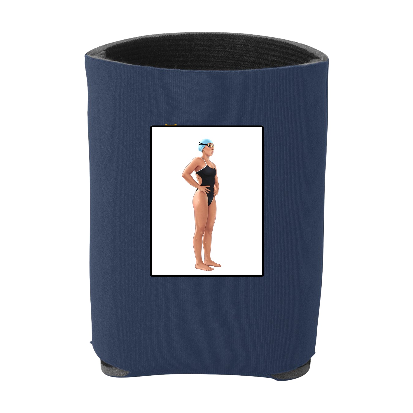 Can Holder — Name Vertical in Navy