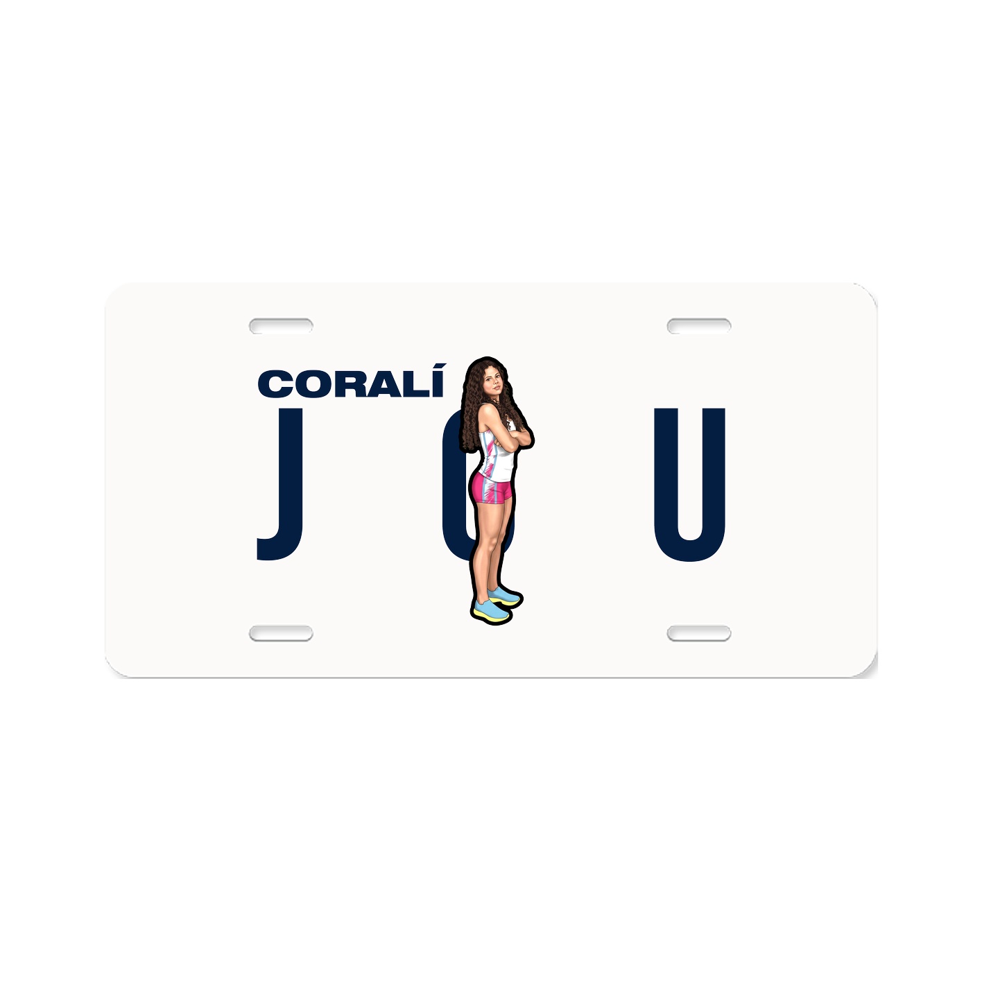 License Plate — Player Name in Classic