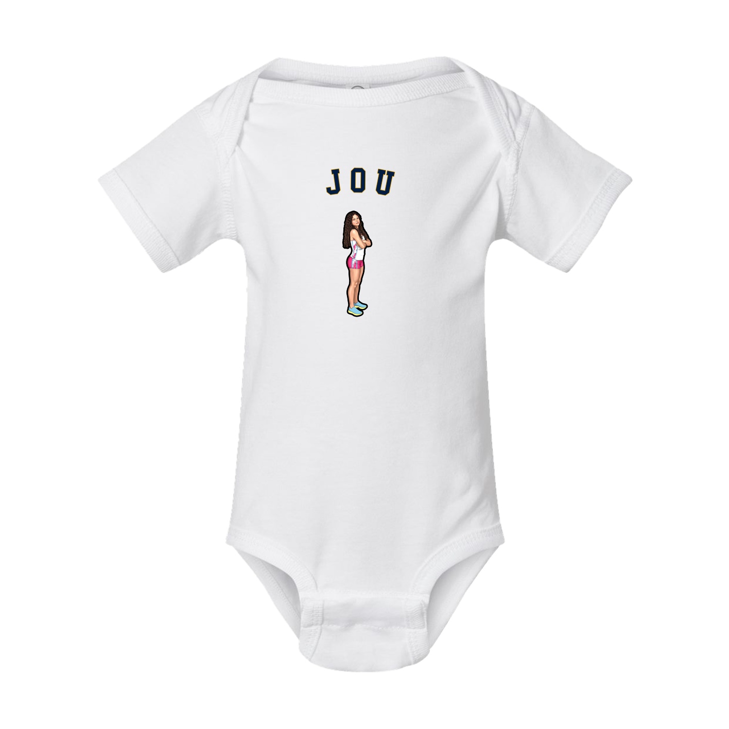 Baby Onesie — Shirsey Arch in White
