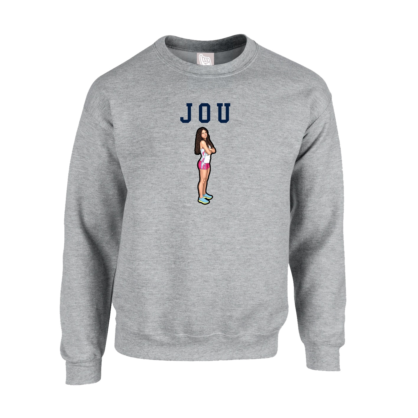 Fleece Crew — Shirsey in Grey