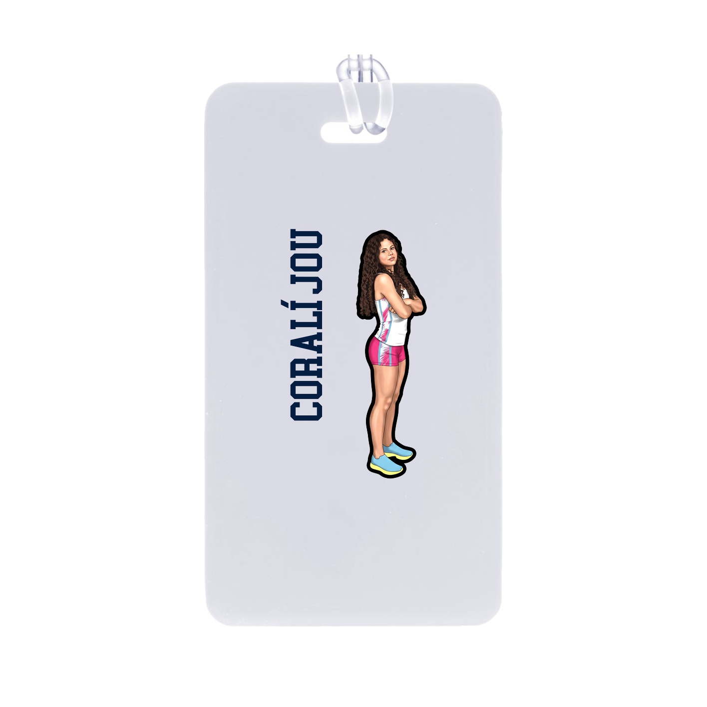 Bag Tag — Name Vertical in Classic
