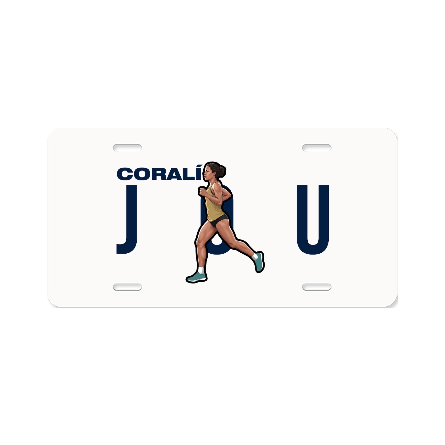 License Plate — Player Name in Classic