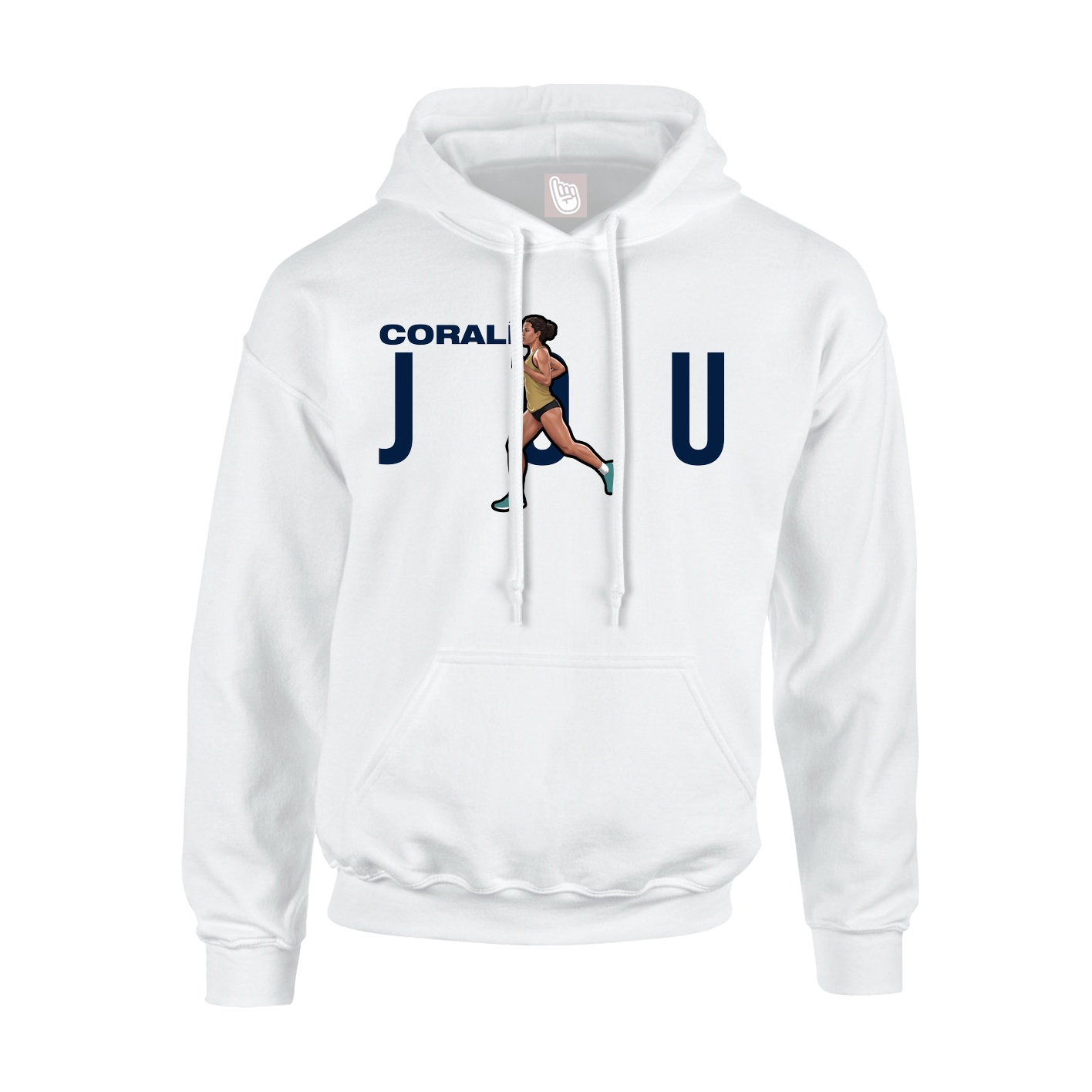 Hoodie — Player Name in White