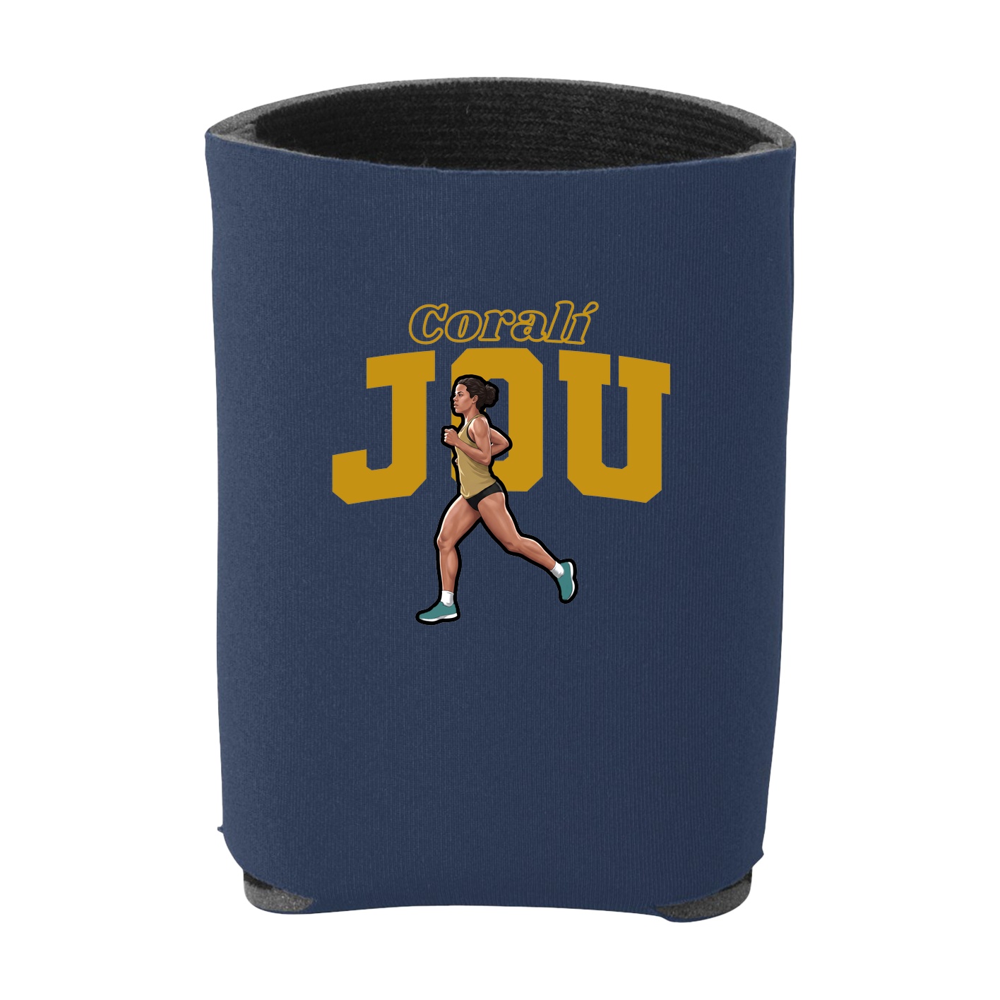 Can Holder — Name Arch in Navy