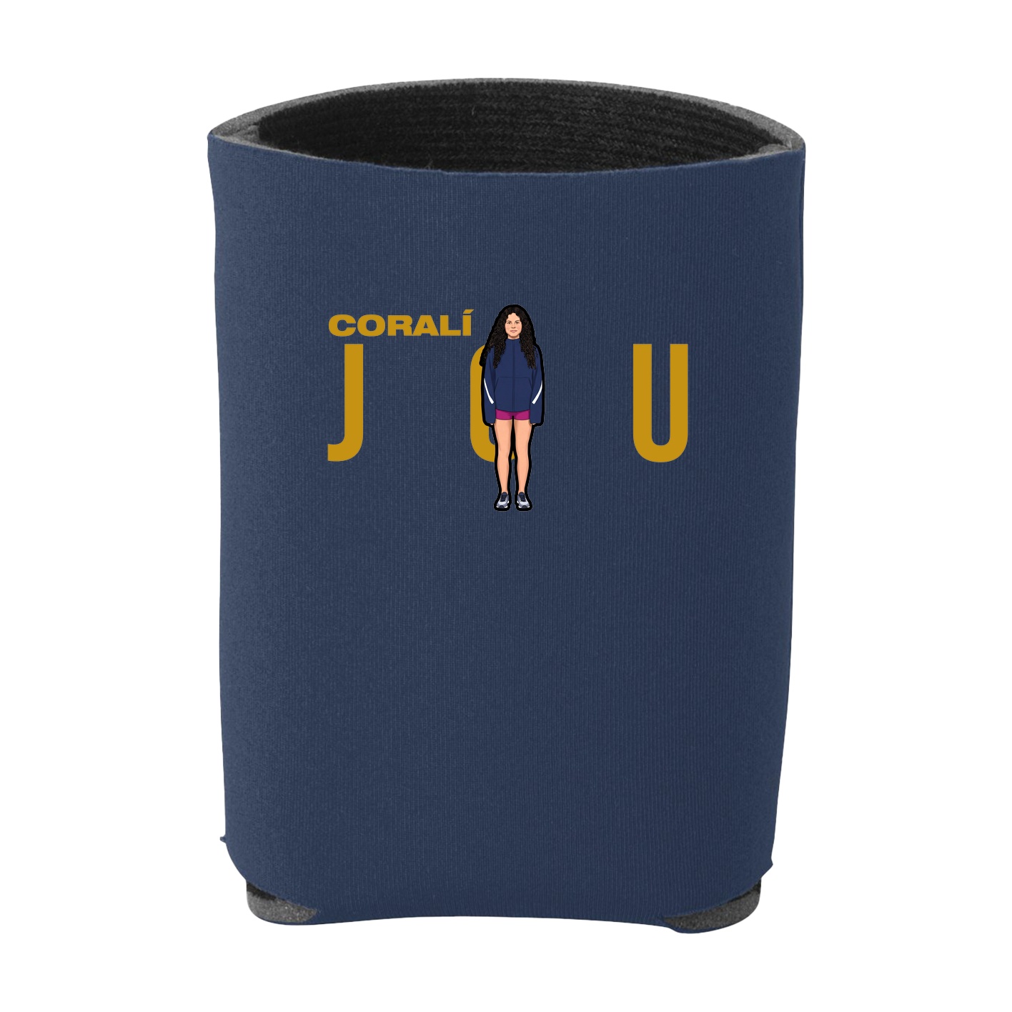 Can Holder — Player Name in Navy