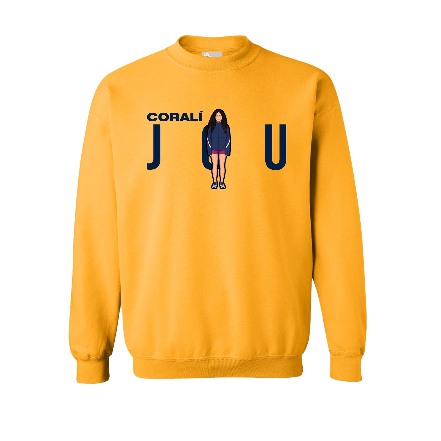 Fleece Crew — Player Name in Gold