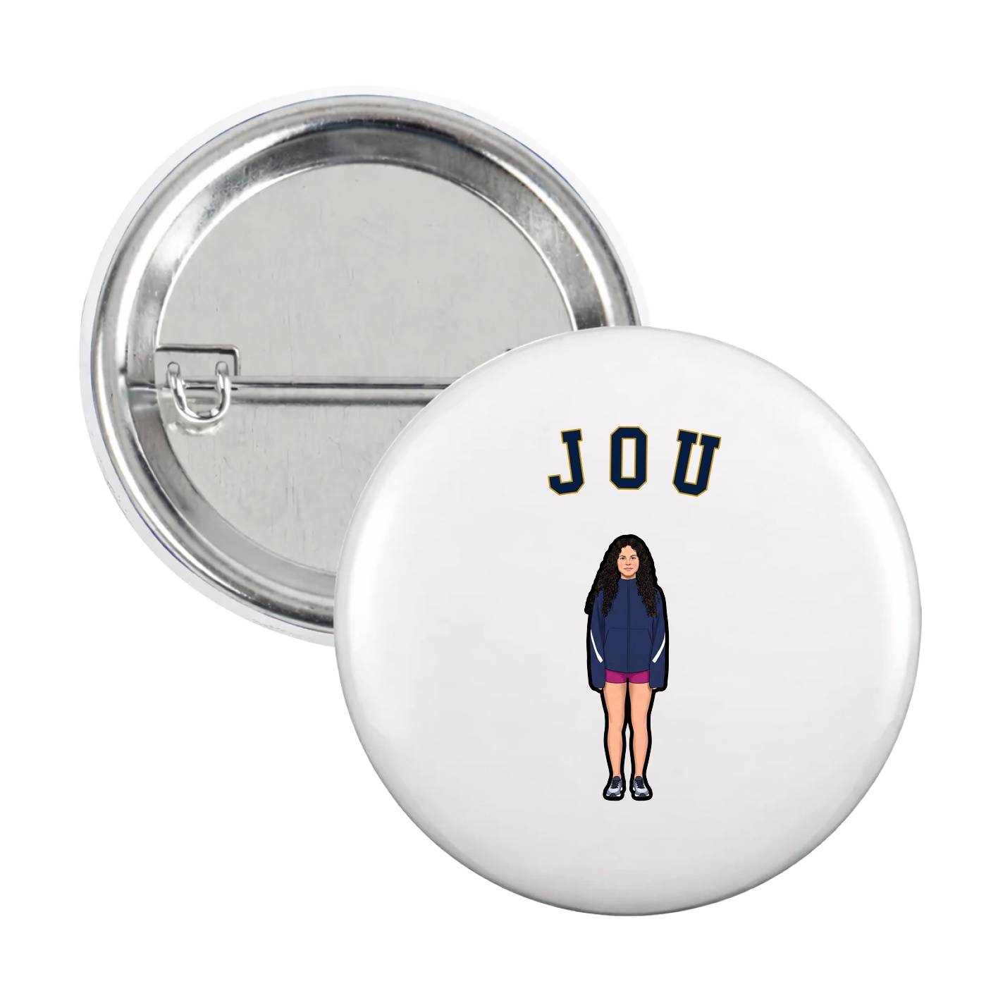 Game Day Button — Shirsey Arch in White