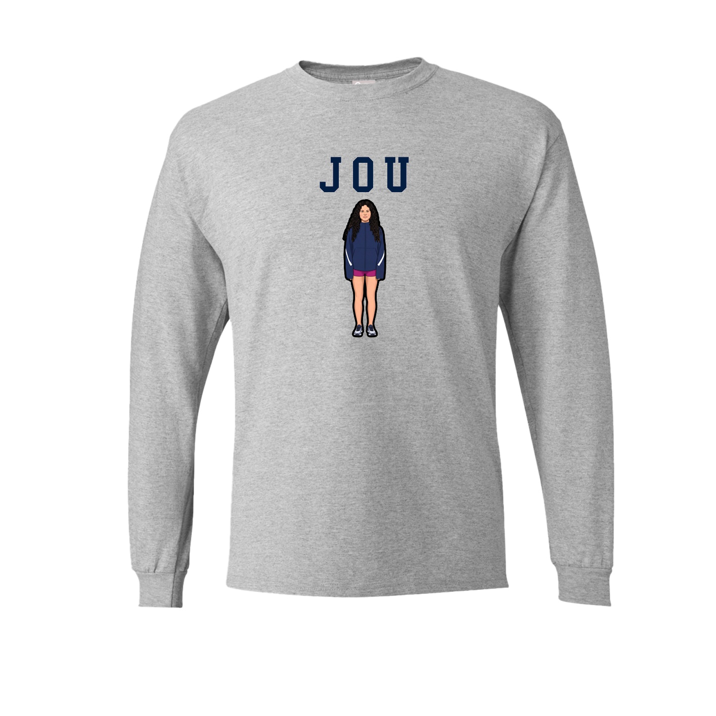 Long Sleeve Tee — Shirsey in Grey