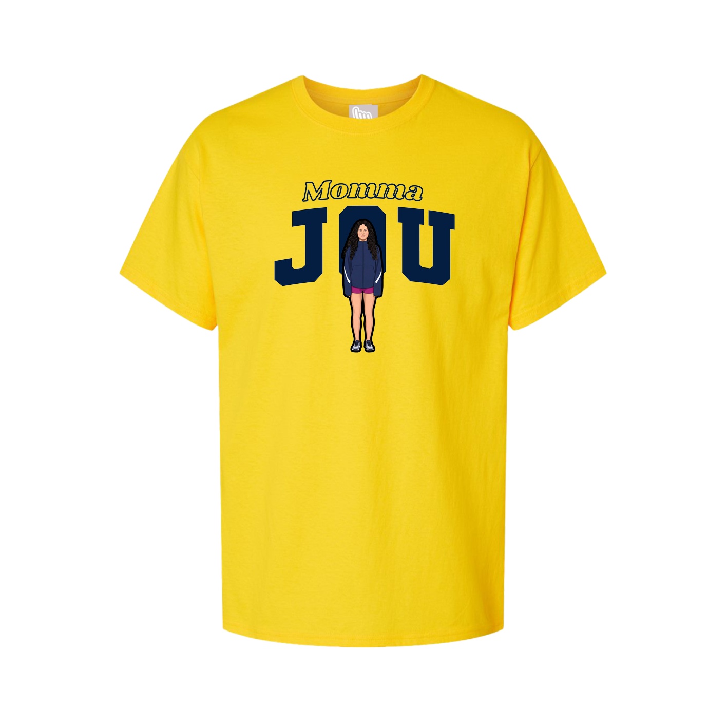 Youth Tee — Mothers Day Block in Gold