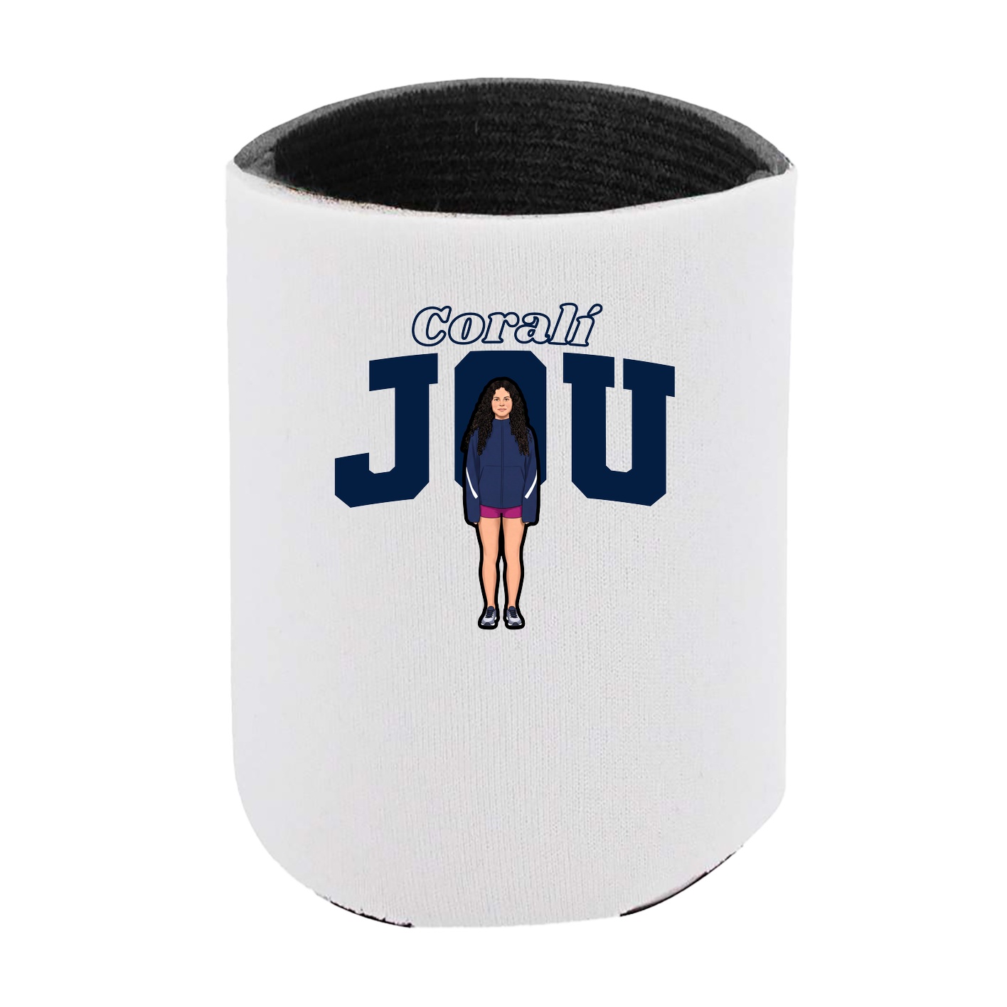 Can Holder — Name Arch in White