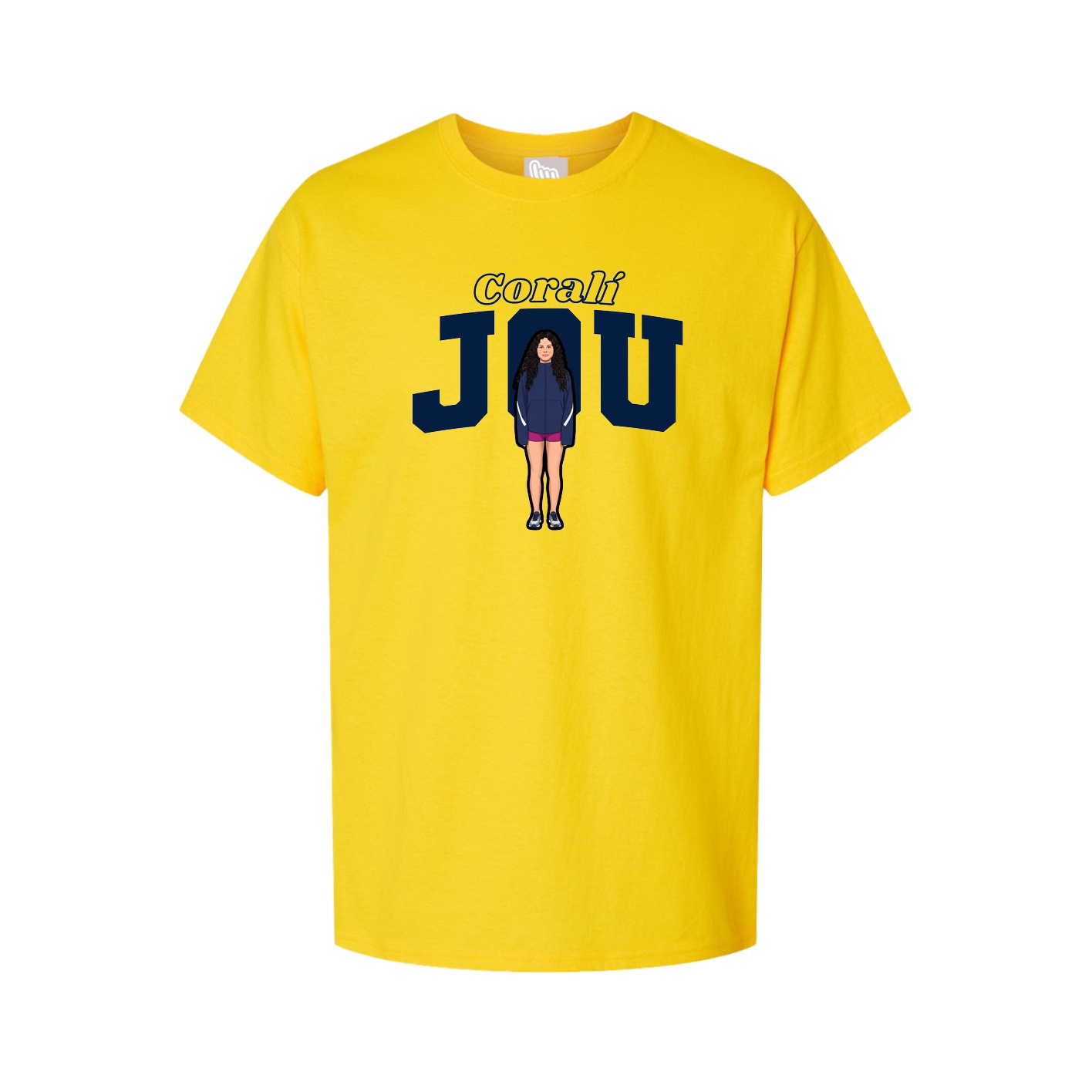 Tee — Name Arch in Gold