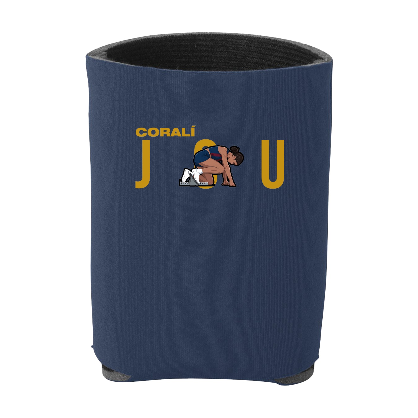 Can Holder — Player Name in Navy