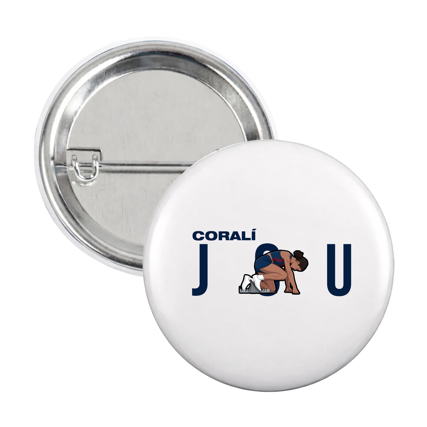 Game Day Button — Player Name in White