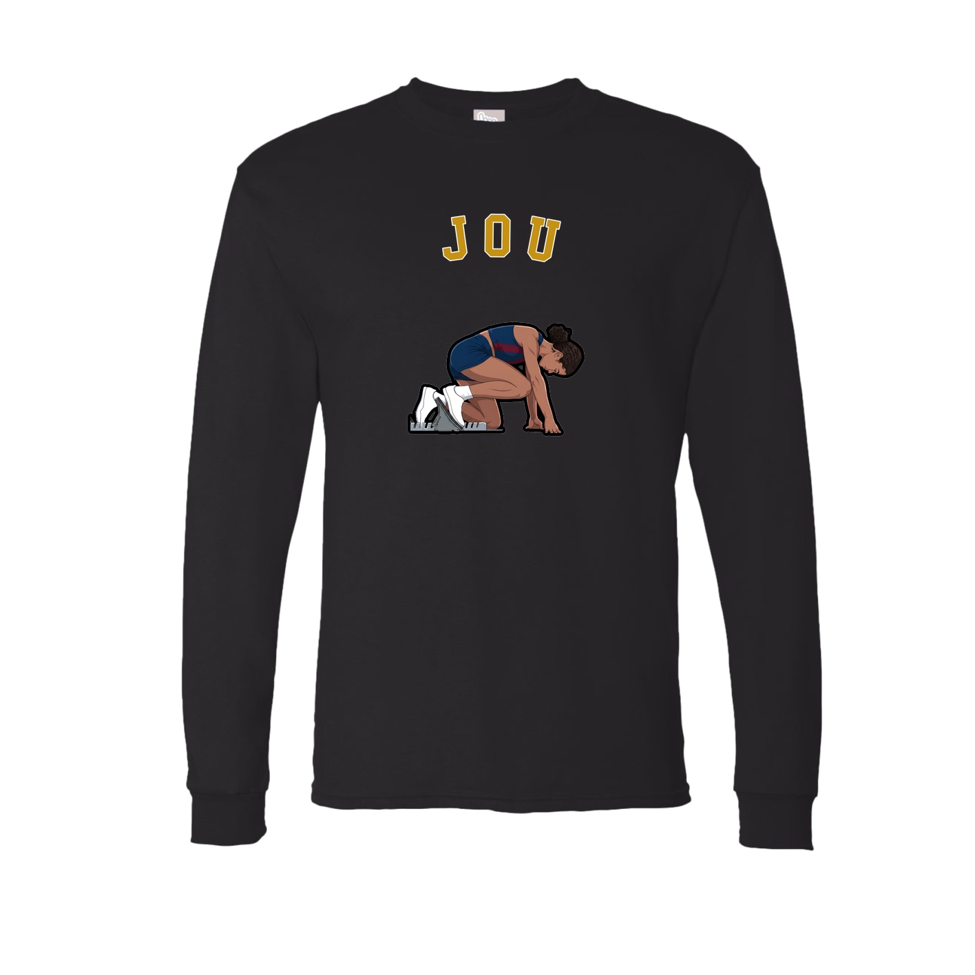 Long Sleeve Tee — Shirsey Arch in Black