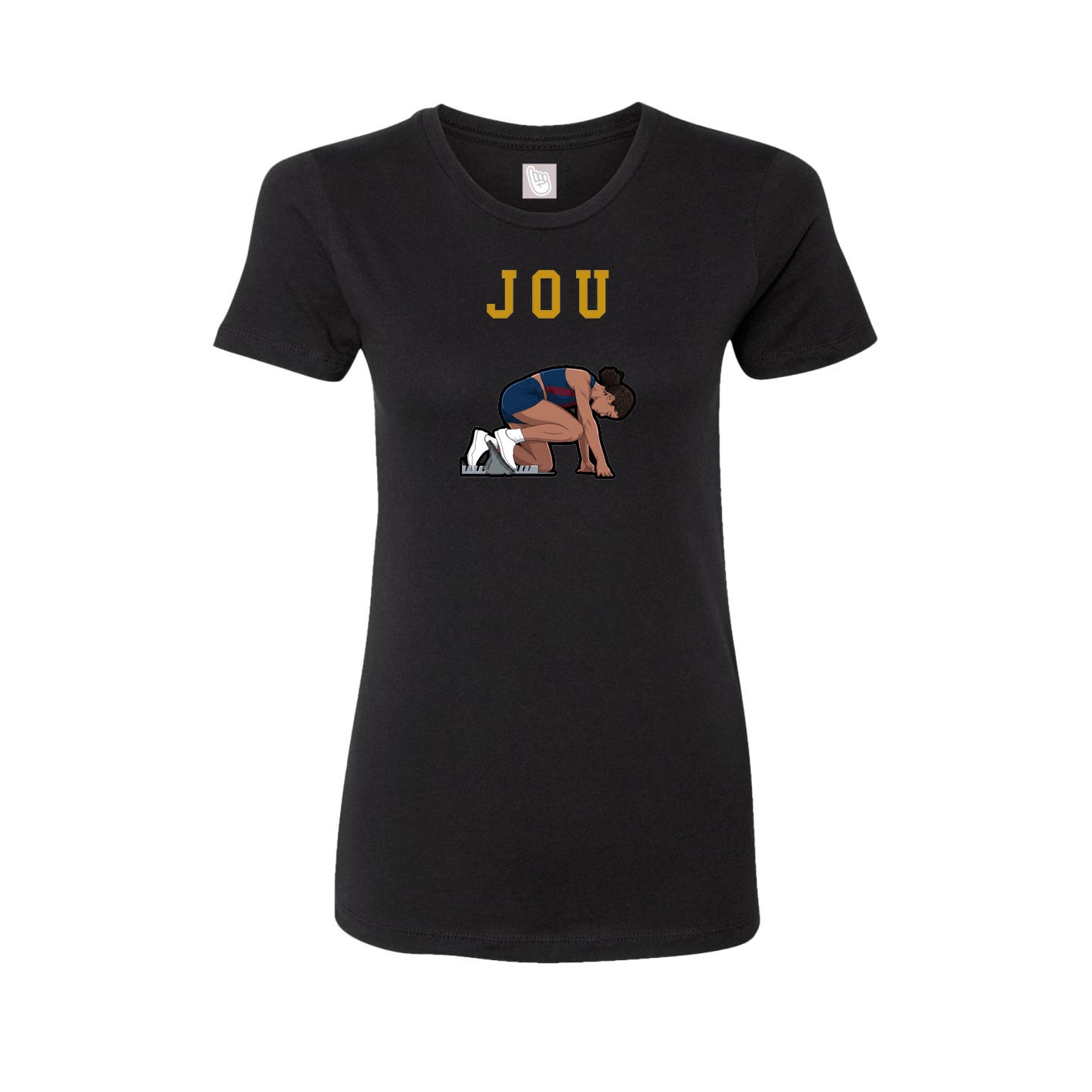 Fitted Women's Tee — Shirsey in Black