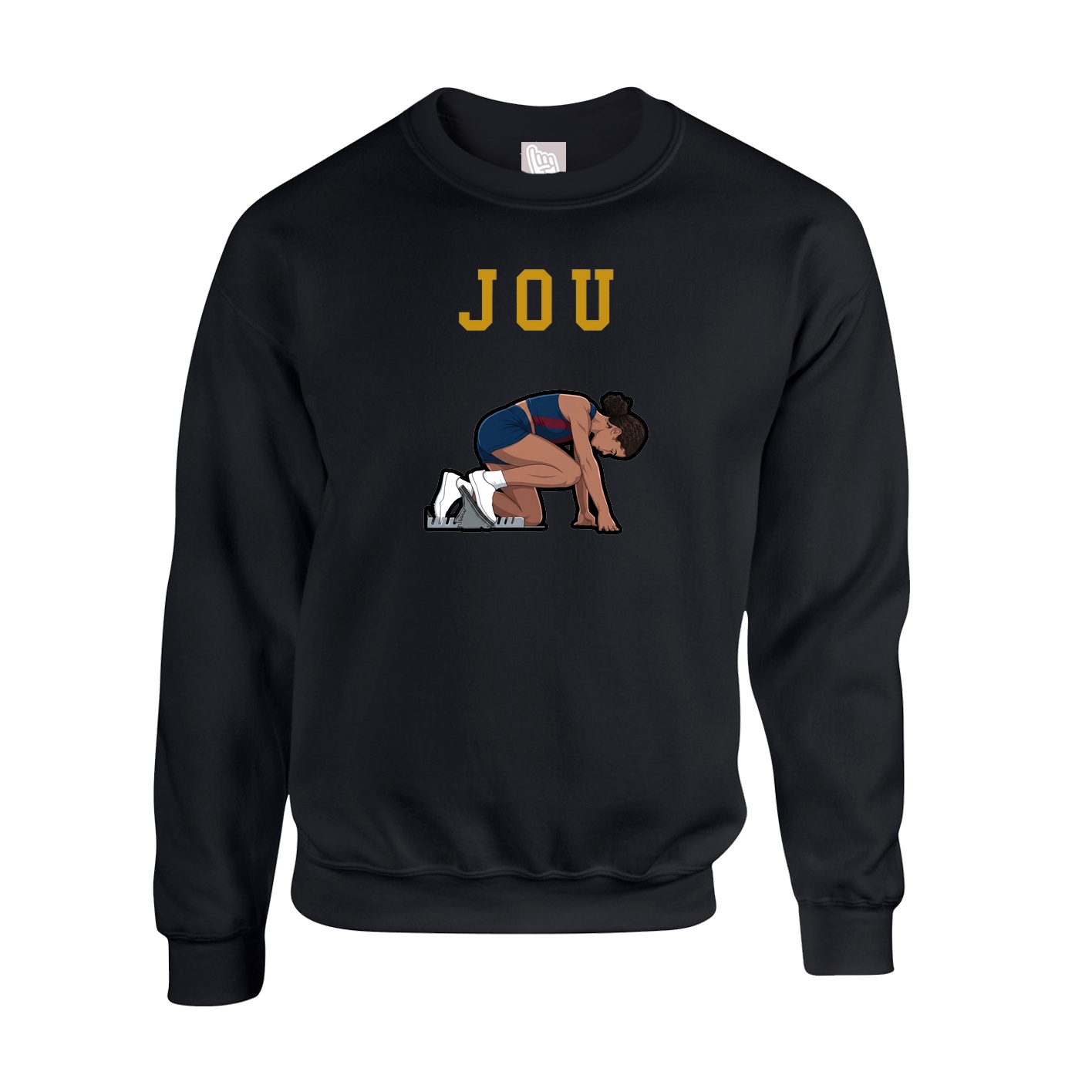 Fleece Crew — Shirsey in Black