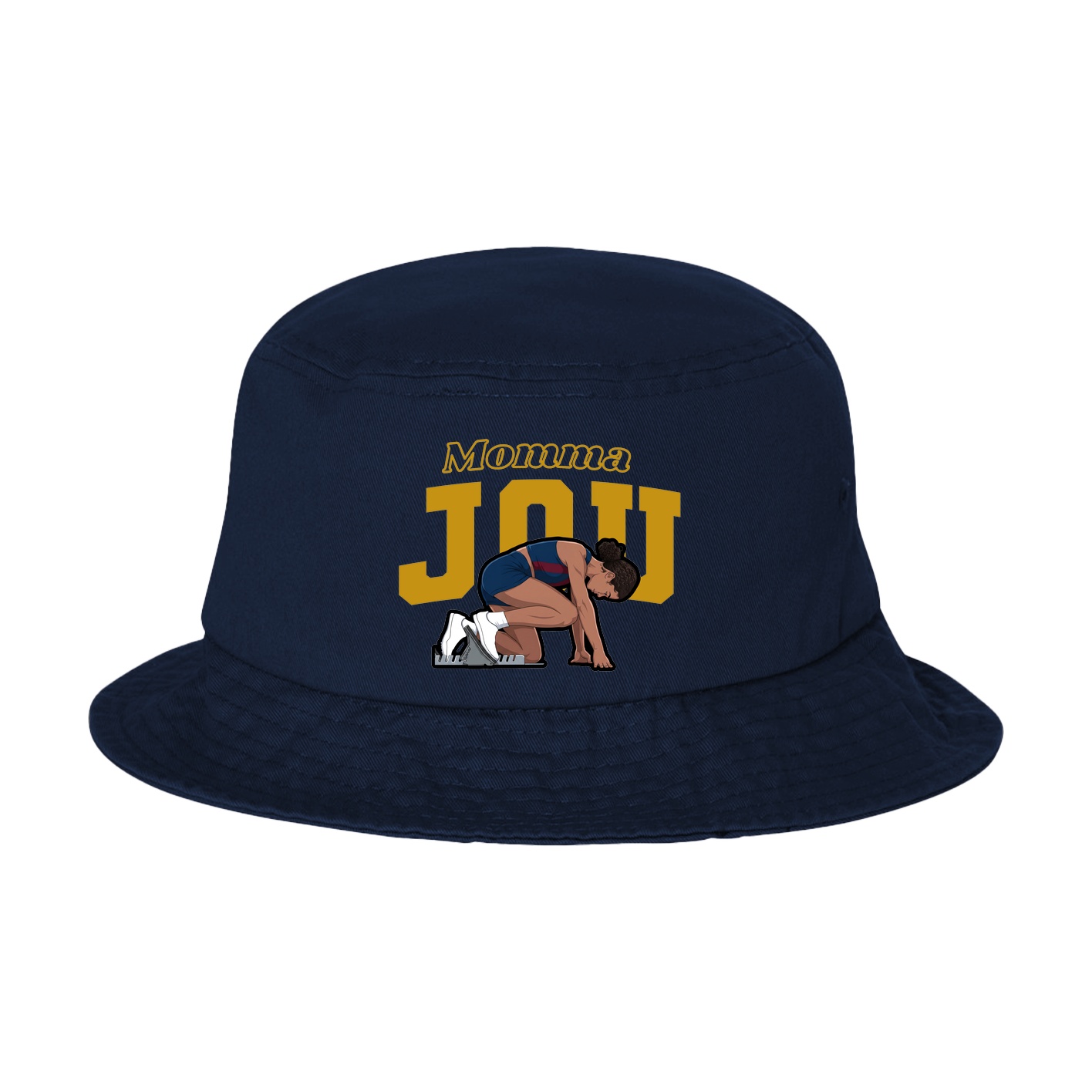Bucket Cap — Mothers Day Block in Navy