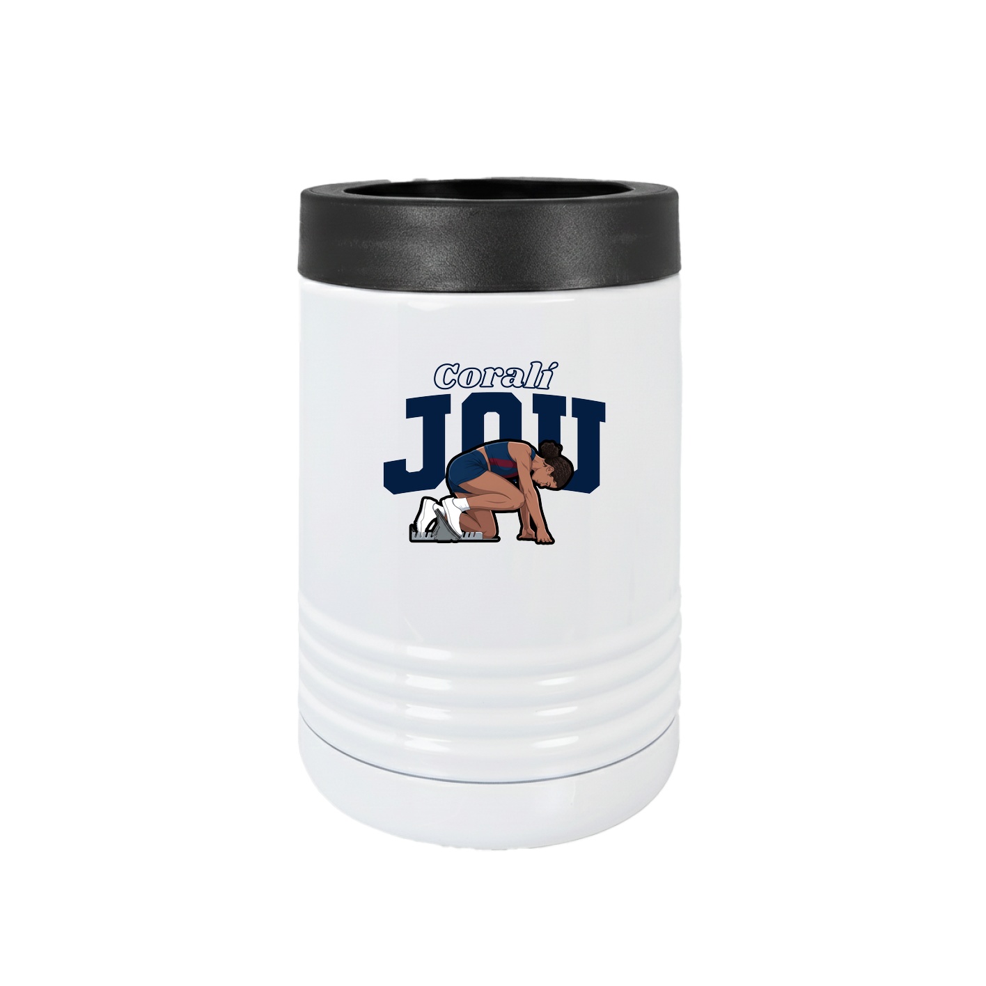 Beverage Holder — Name Arch in White