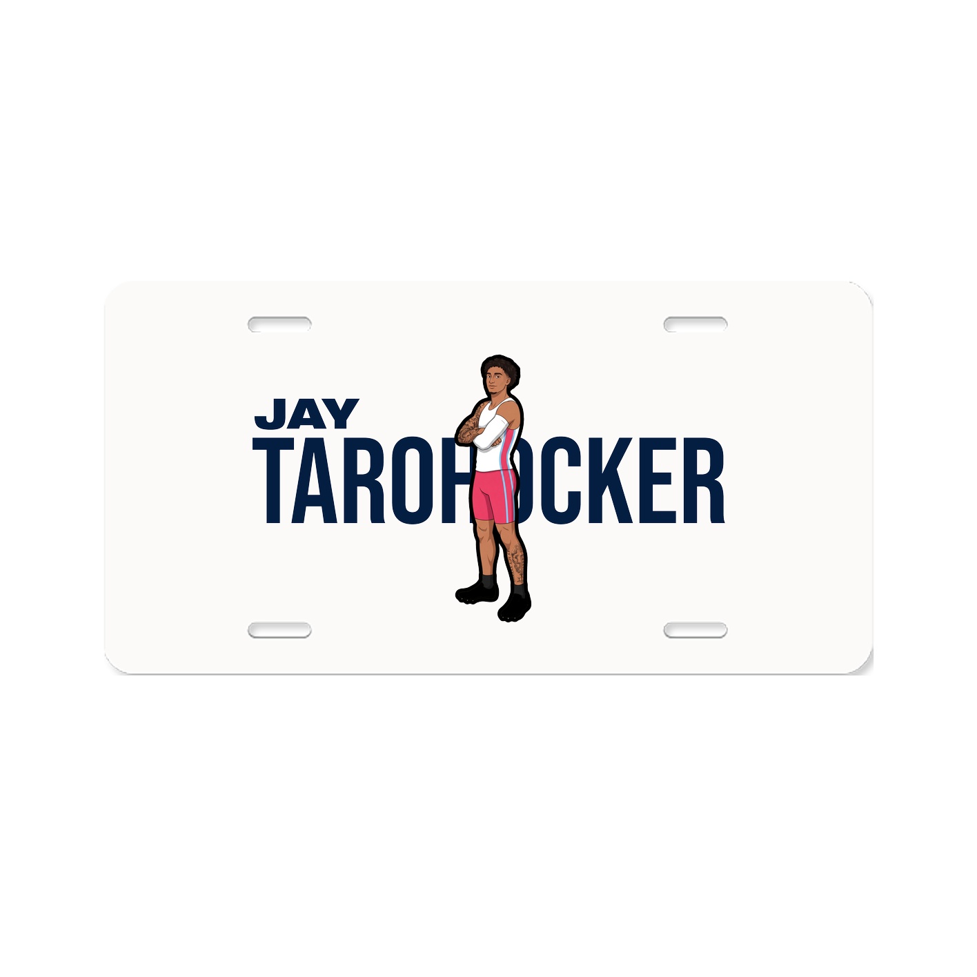License Plate — Player Name in Classic