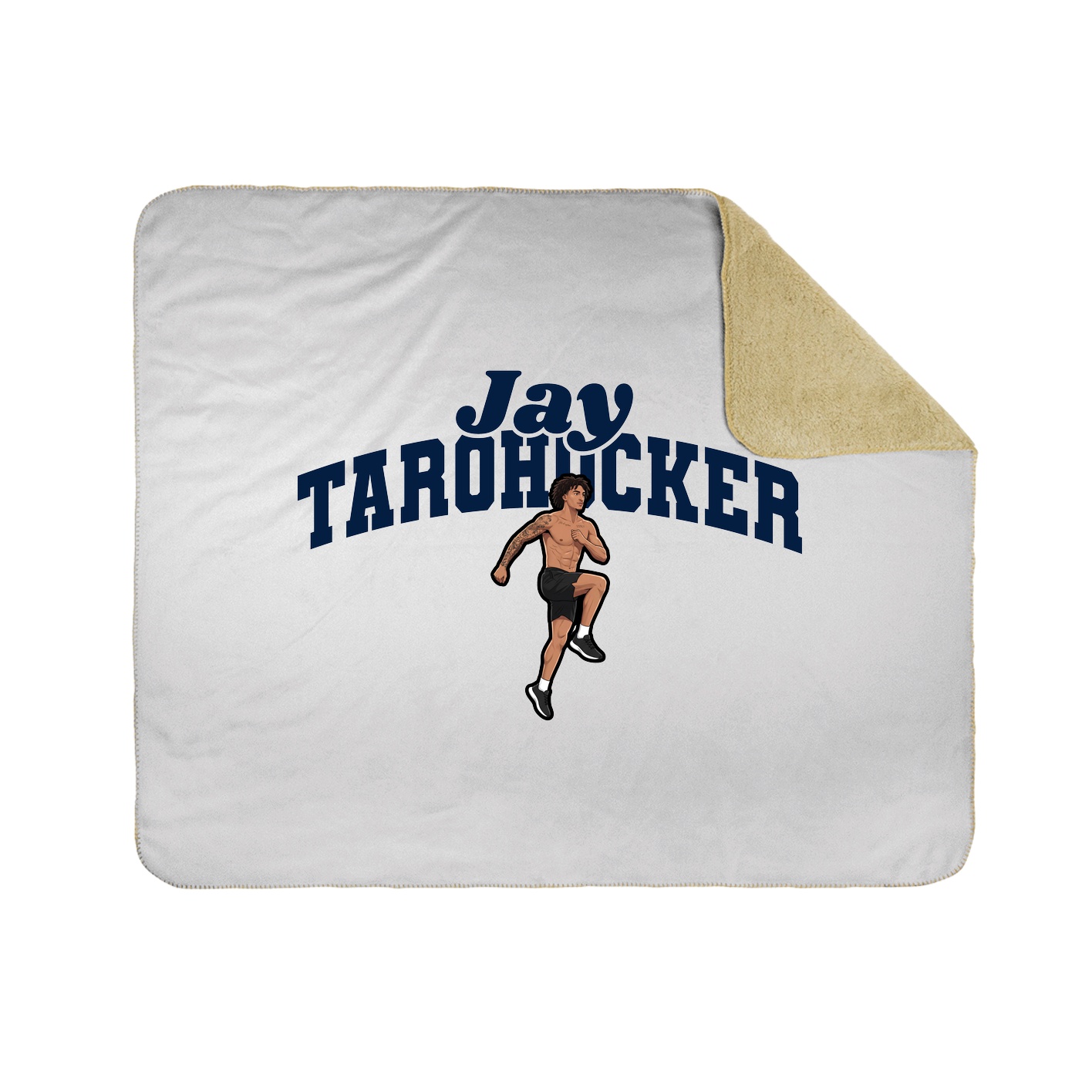 Throw Blanket — Signature Arch in White