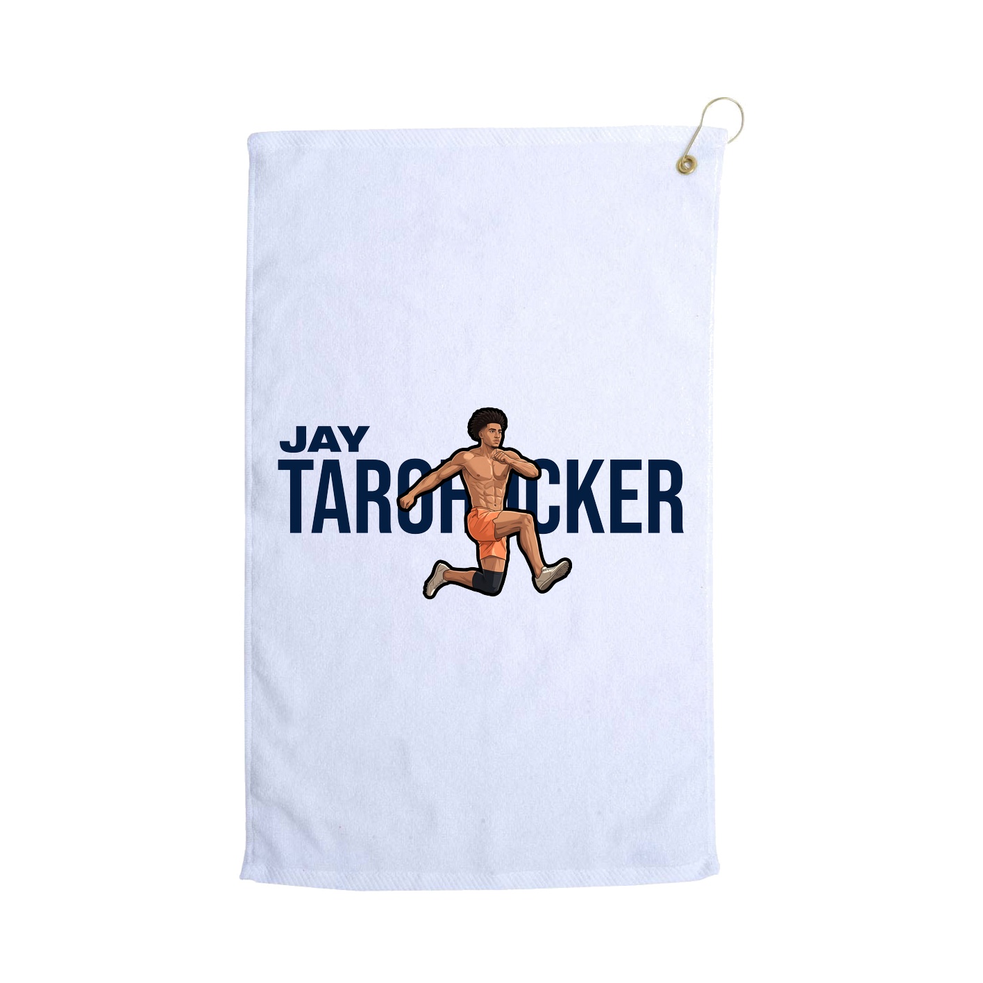 Golf Towel — Player Name in White