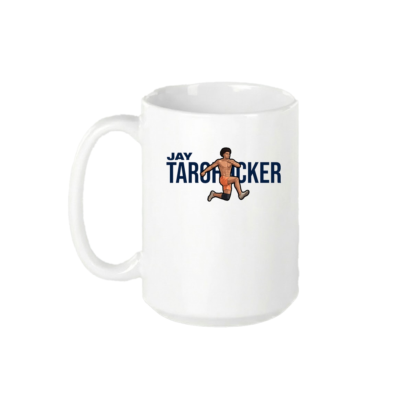 15oz Coffee Mug — Player Name in White