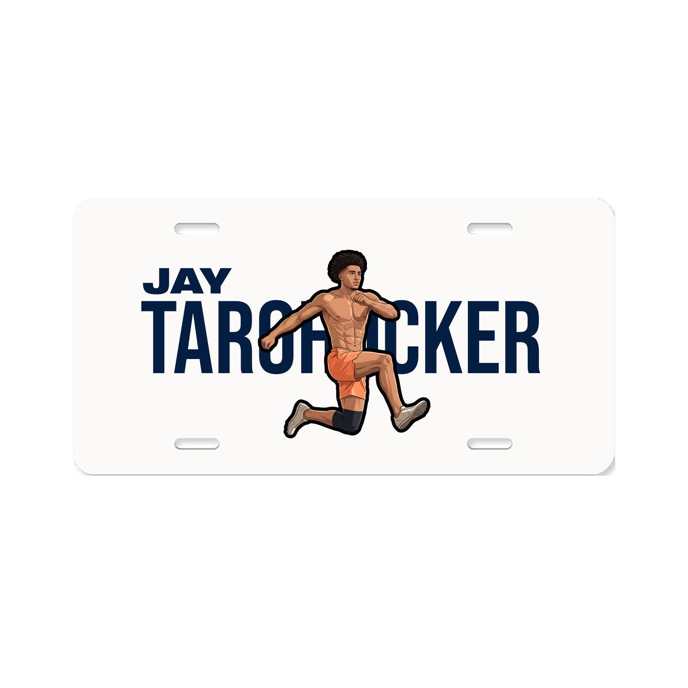 License Plate — Player Name in Classic