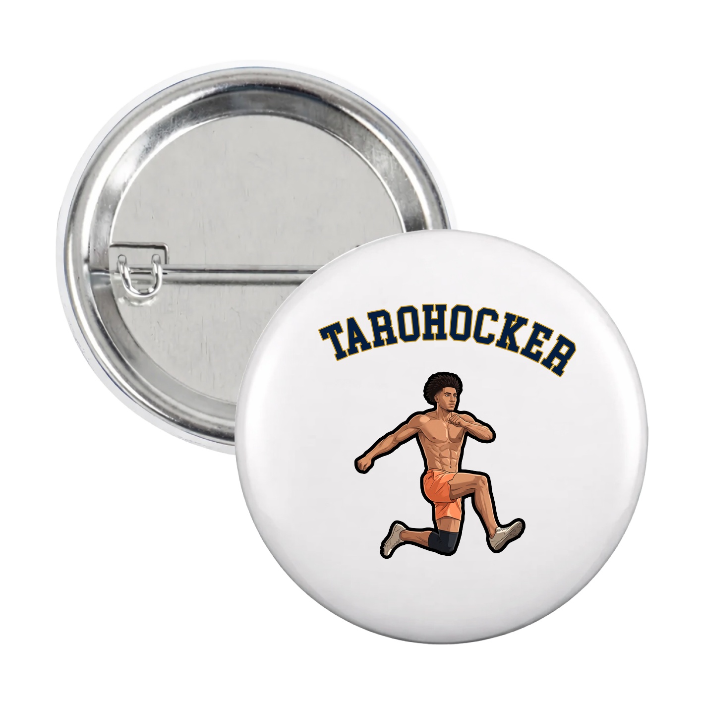 Game Day Button — Shirsey Arch in White