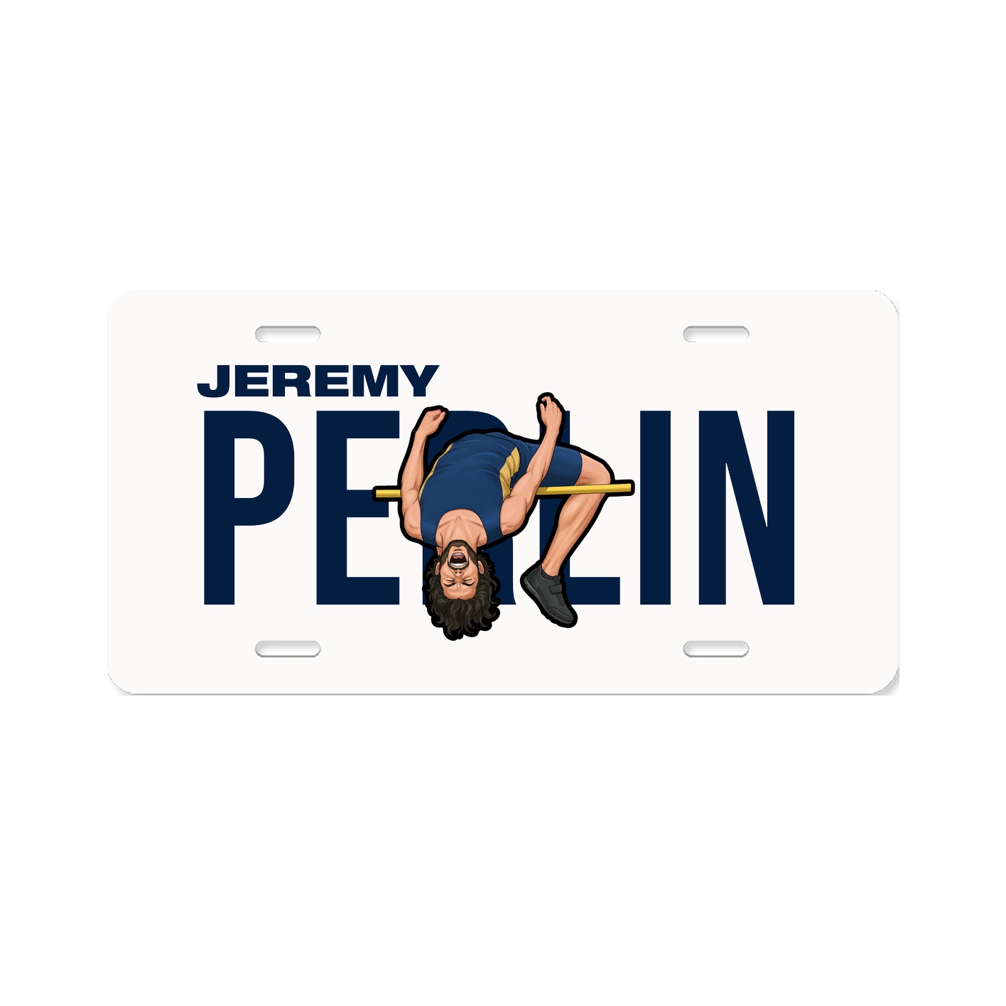 License Plate — Player Name in Classic
