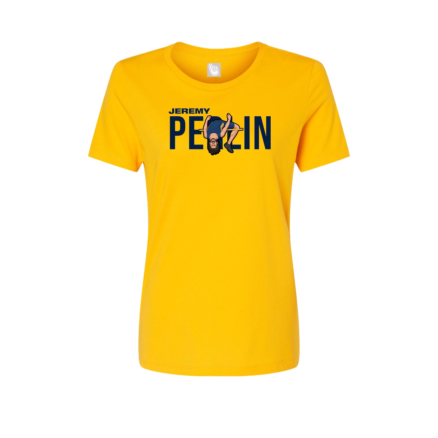 Fitted Women's Tee — Player Name in Gold