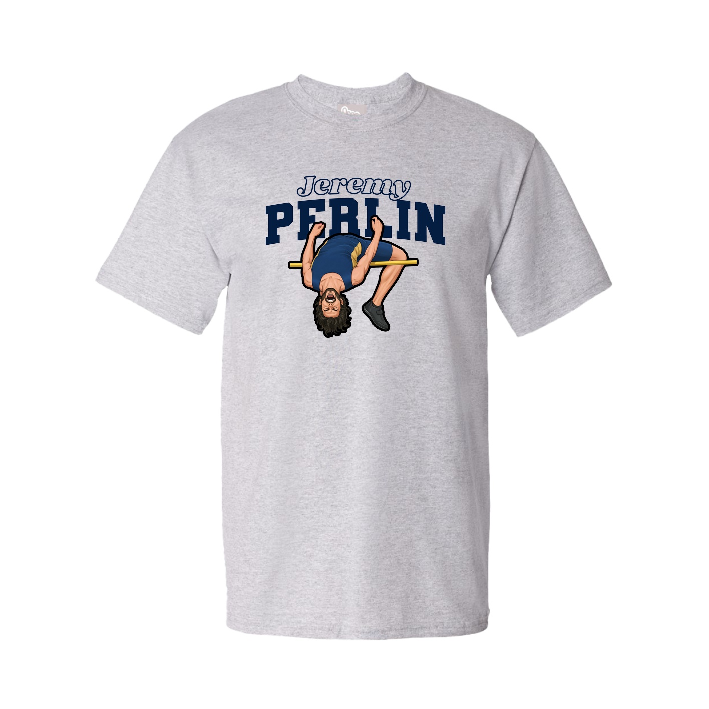 Tee — Name Arch in Grey