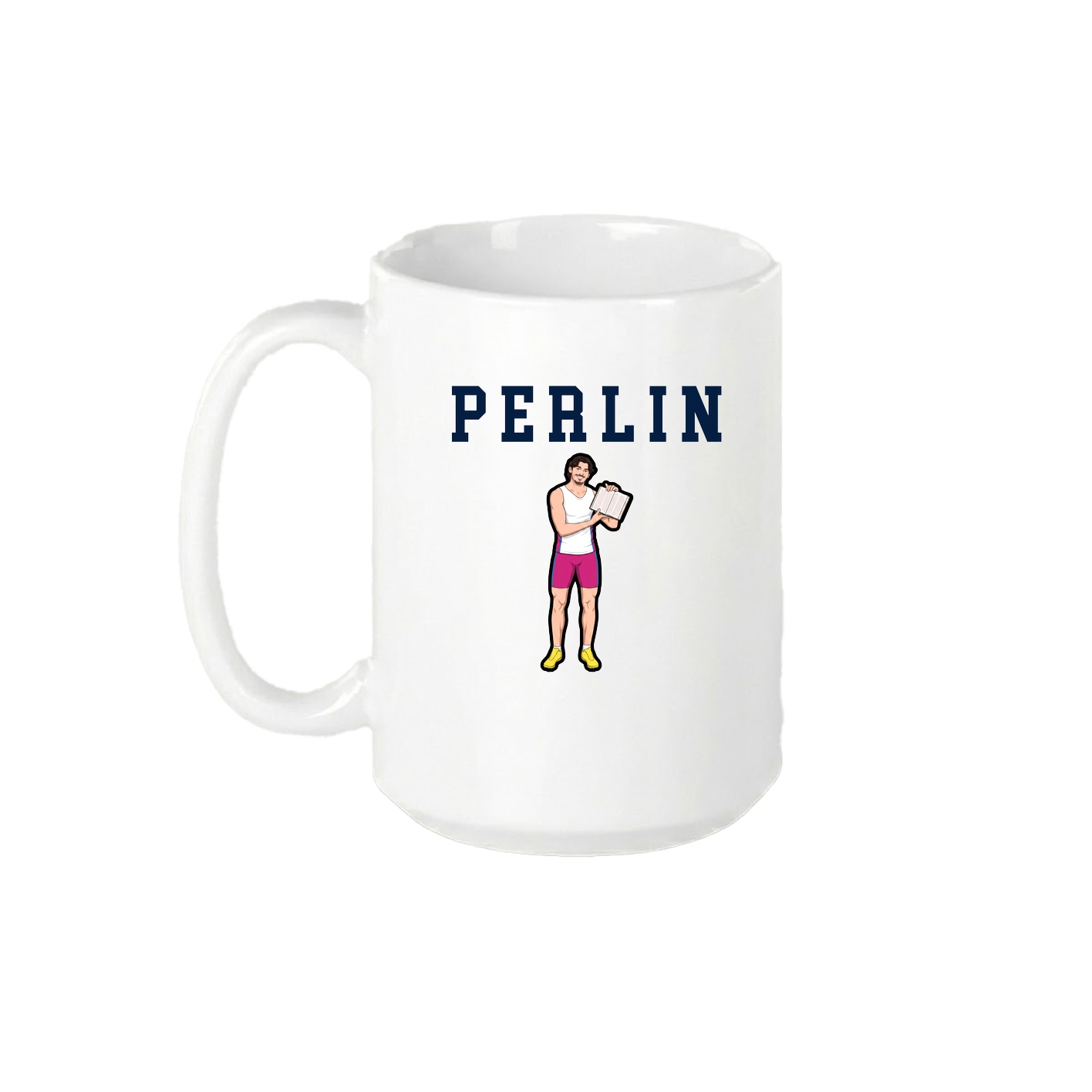 15oz Coffee Mug — Shirsey in White