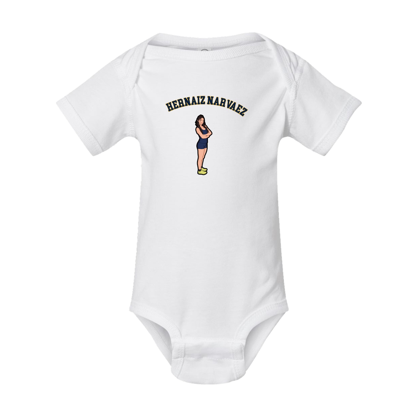 Baby Onesie — Shirsey Arch in White