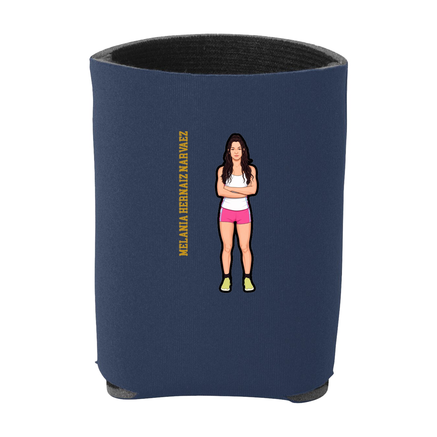 Can Holder — Name Vertical in Navy
