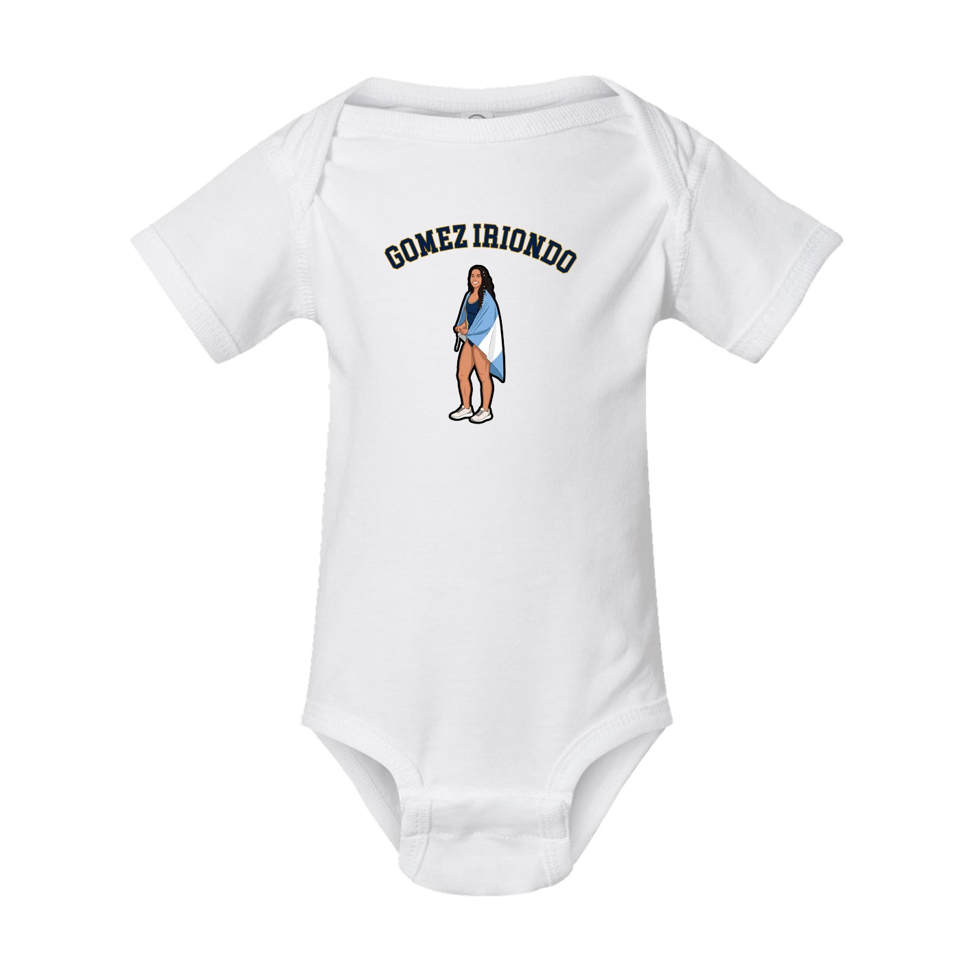 Baby Onesie — Shirsey Arch in White