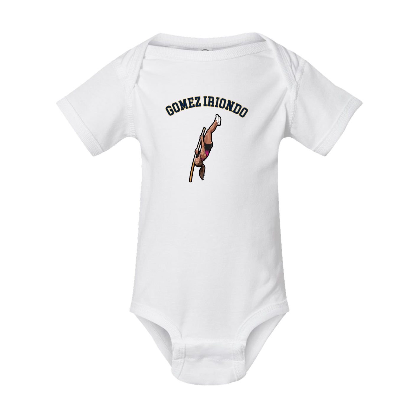 Baby Onesie — Shirsey Arch in White